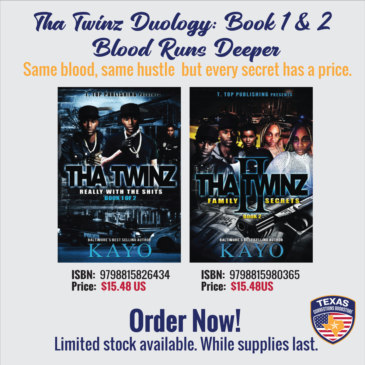 Tha Twinz Duology: Blood Runs Deeper Books 1 & 2 Bundle