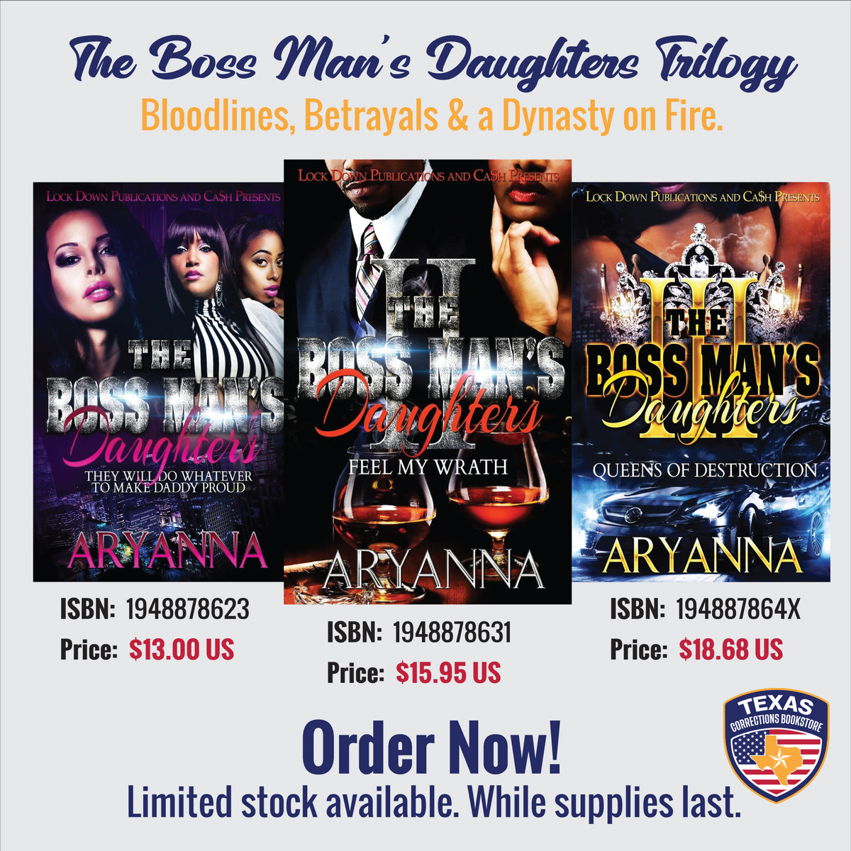 The Boss Man's Daughters Trilogy: Books 1–3 Bundle