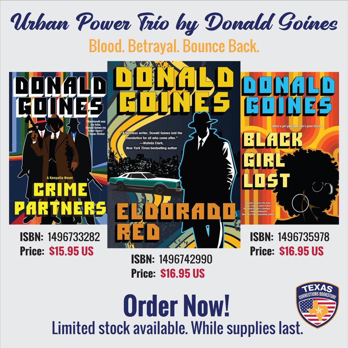 Urban Power Trio: Donald Goines Three-Book Bundle