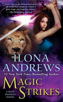 Paperback of Magic Strikes by Ace Books featuring the book cover with dark fantasy artwork and title text.