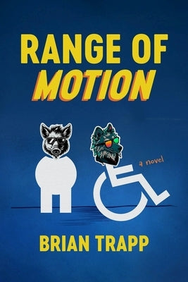 Paperback titled "Range of Motion" by Acre Books, featuring a cover with abstract artwork and a plain background.