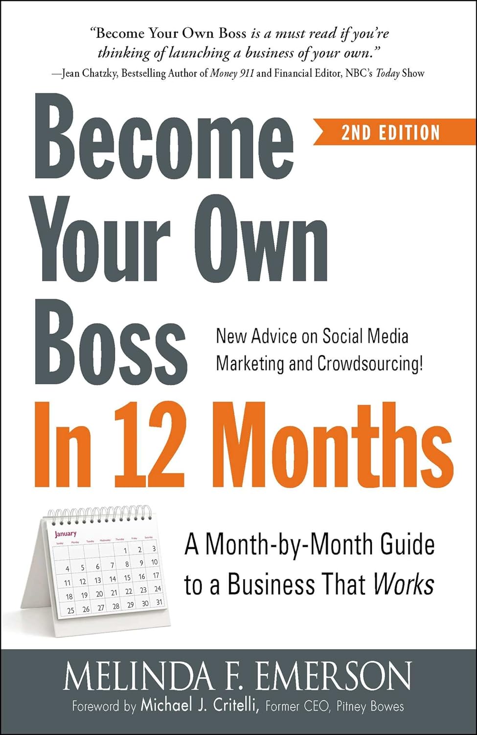 Become Your Own Boss in 12 Months: A Month-By-Month Guide to a Business That Works (2ND ed.) - TX Corrections Bookstore