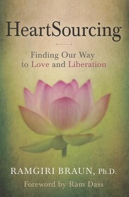 Paperback book titled Heartsourcing: Finding Our Way to Love and Liberation by Annapurna Institute, Inc., with a cover image.