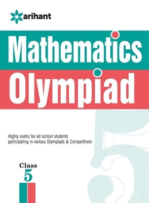 Paperback of Olympiad Mathematics 5th grade book by Arihant Publication India Limited, with colorful cover and educational design