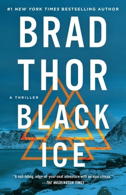 Paperback of Black Ice novel by Atria Books, featuring a dark cover with icy blue accents and the title prominently displayed.