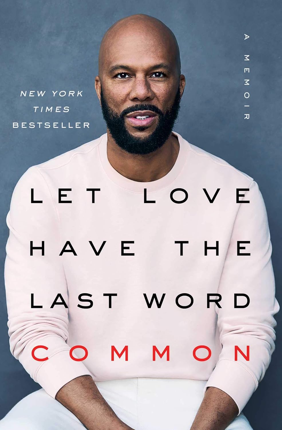 Paperback of "Let Love Have the Last Word" memoir by Atria Books, showing the book cover with title and author details.
