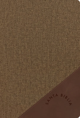 RVR 1960 Bible with large print, brown duotone cover, imitation leather, 2023 edition, by B&H Espanol.