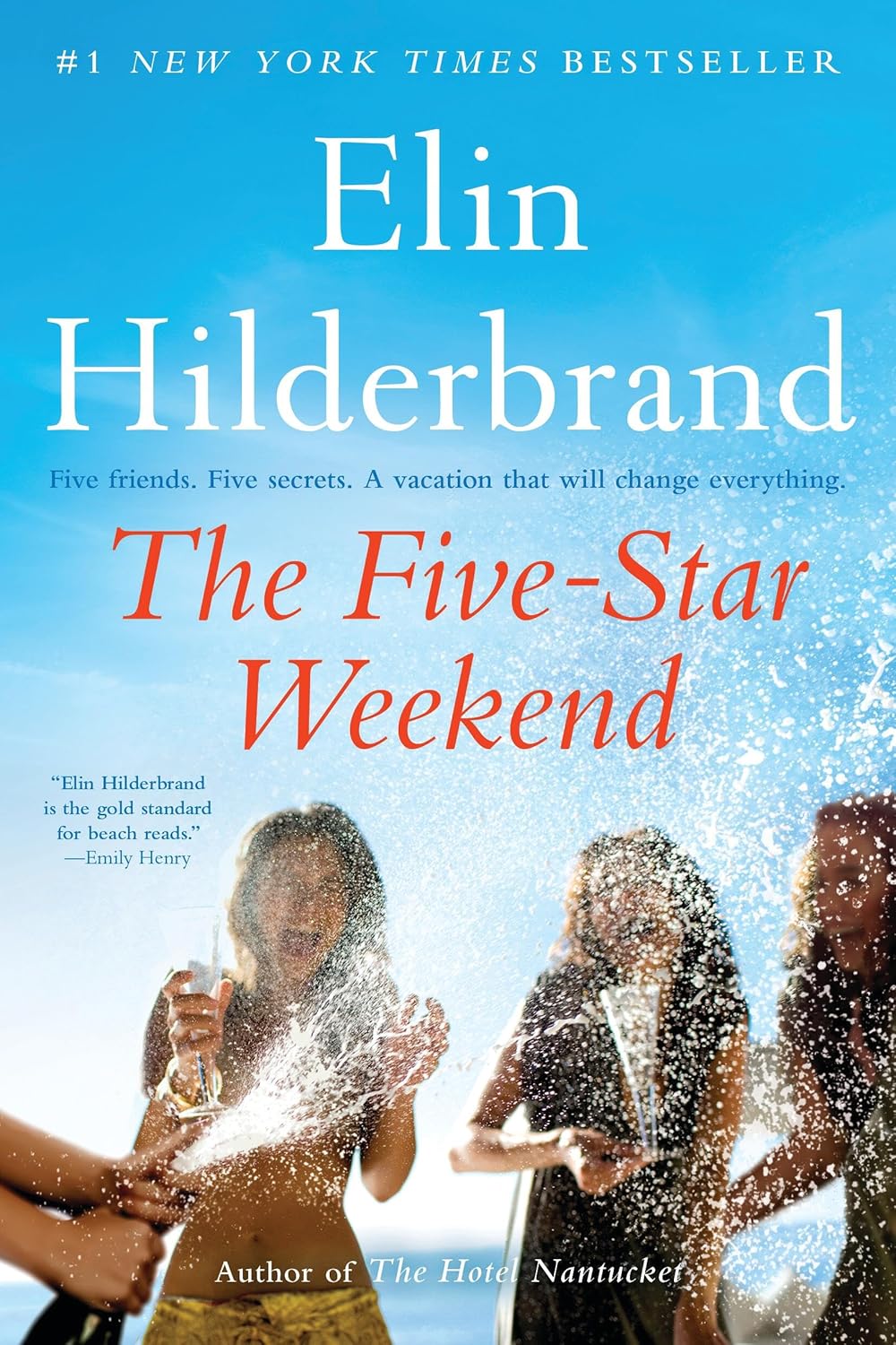 Cover of Back Bay Books' fiction novel The Five-Star Weekend featuring a colorful, artistic book cover design.