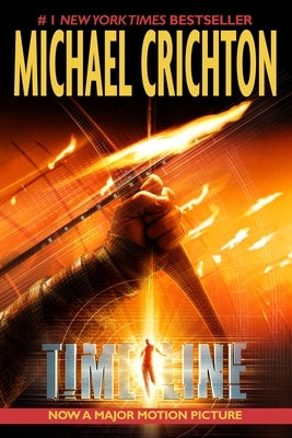 Paperback Timeline book by Ballantine Books showing the cover with the title and author details.
