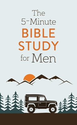 Paperback 5-Minute Bible Study for Men by Barbour Publishing, featuring a simple cover design with biblical themes.