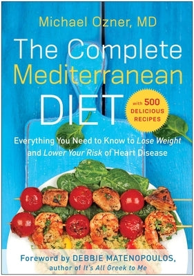 Paperback of "The Complete Mediterranean Diet" book by Benbella Books featuring the cover with Mediterranean food images and title text.