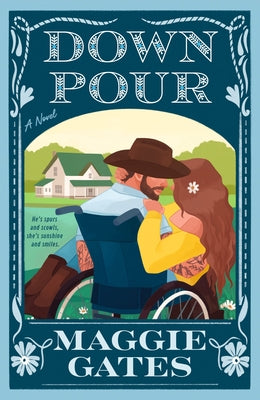 Paperback novel titled Downpour by Berkley Books featuring a dark, stormy cover design.