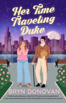 Paperback of Her Time Traveling Duke by Berkley Books, featuring the book cover with historical and fantasy elements.