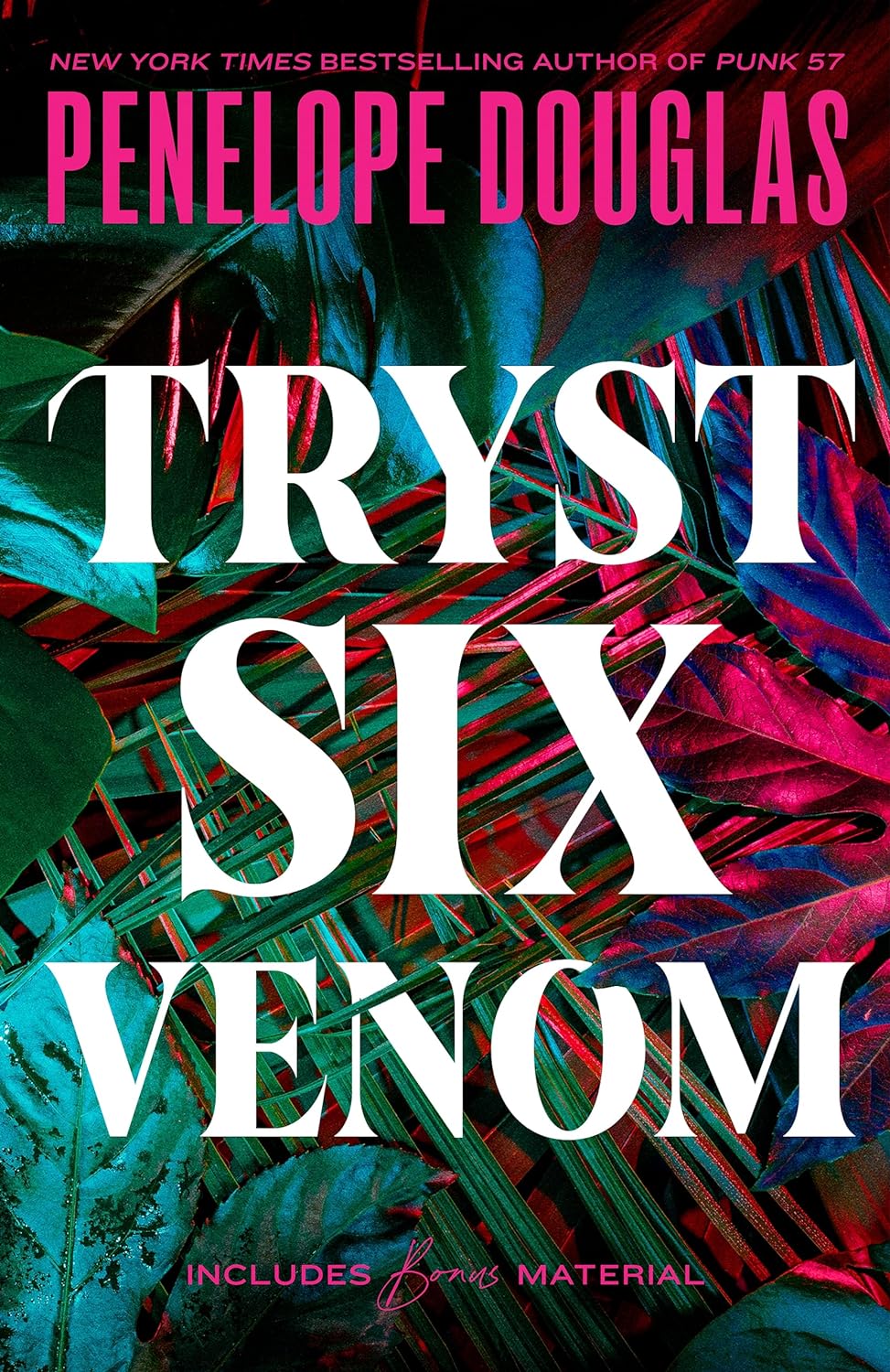 Paperback of "Tryst Six Venom" by Berkley Books featuring the book cover with dark, mysterious artwork and bold title text.