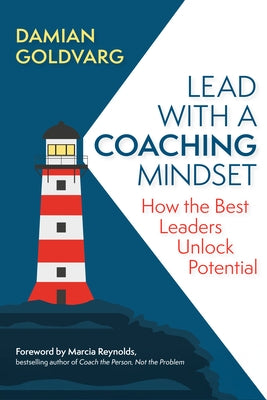 Paperback of "Lead with a Coaching Mindset" by Berrett-Koehler Publishers, showing the book cover with title and author.