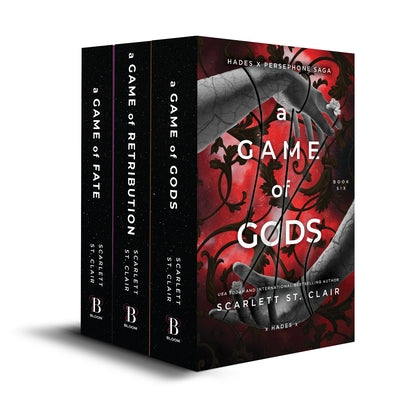 Paperback edition of The Complete Hades Saga Set by Bloom Books, featuring multiple books in a cohesive cover design.