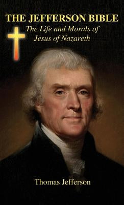 The Jefferson Bible by Book Tree, open hardcover Bible with visible pages and classic design, on a plain background.
