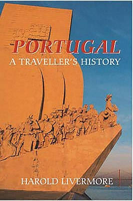 Paperback book titled "Portugal: A Traveller's History" by Boydell Press, showing the cover with title and author details.