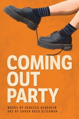 Paperback copy of "Coming Out Party" by Burlwood Books, showing the book cover with title and author details.