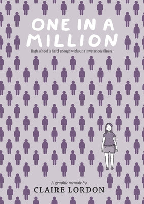 Paperback copy of "One in a Million: A Graphic Memoir" by Candlewick Press showing the book cover with title and artwork.