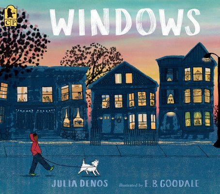 Paperback book titled "Windows" by Candlewick Press, featuring a cover illustration related to the book's theme.