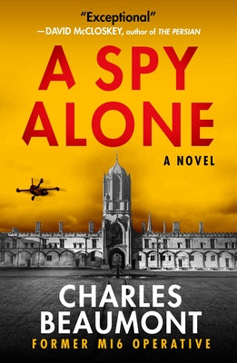 Paperback novel titled "A Spy Alone" by Canelo, featuring a cover with a mysterious spy theme.