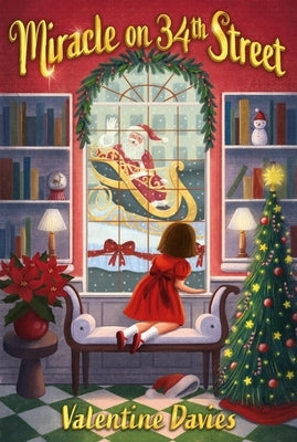 Paperback of Miracle on 34th Street by Clarion Books, showing the book cover with festive holiday imagery.