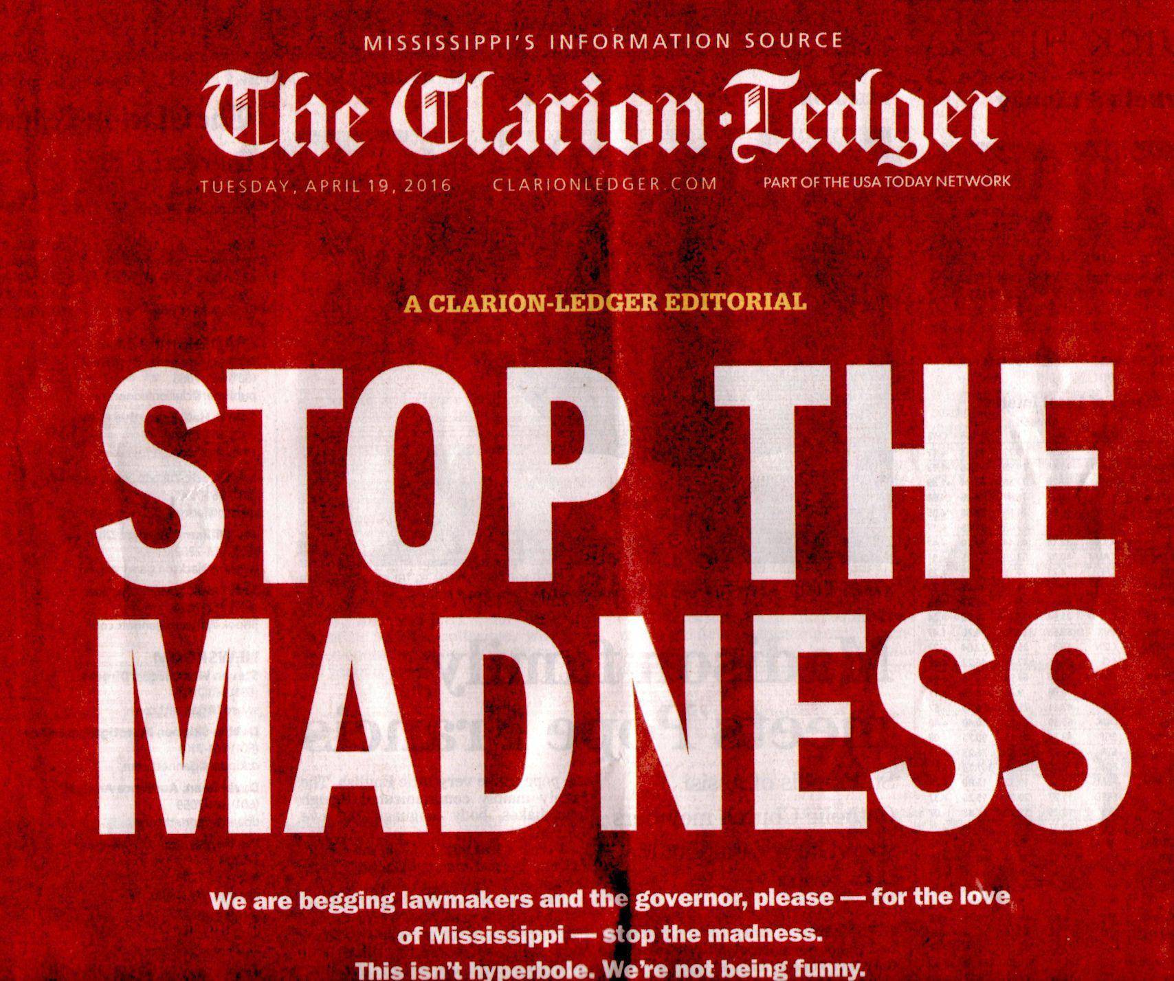 Clarion Ledger Friday-Sunday 3 Day Delivery For 8 Weeks - TX Corrections Bookstore