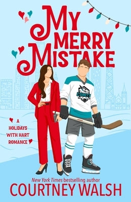 Paperback of "My Merry Mistake" by Courtney Walsh showing the book cover with title and author name.