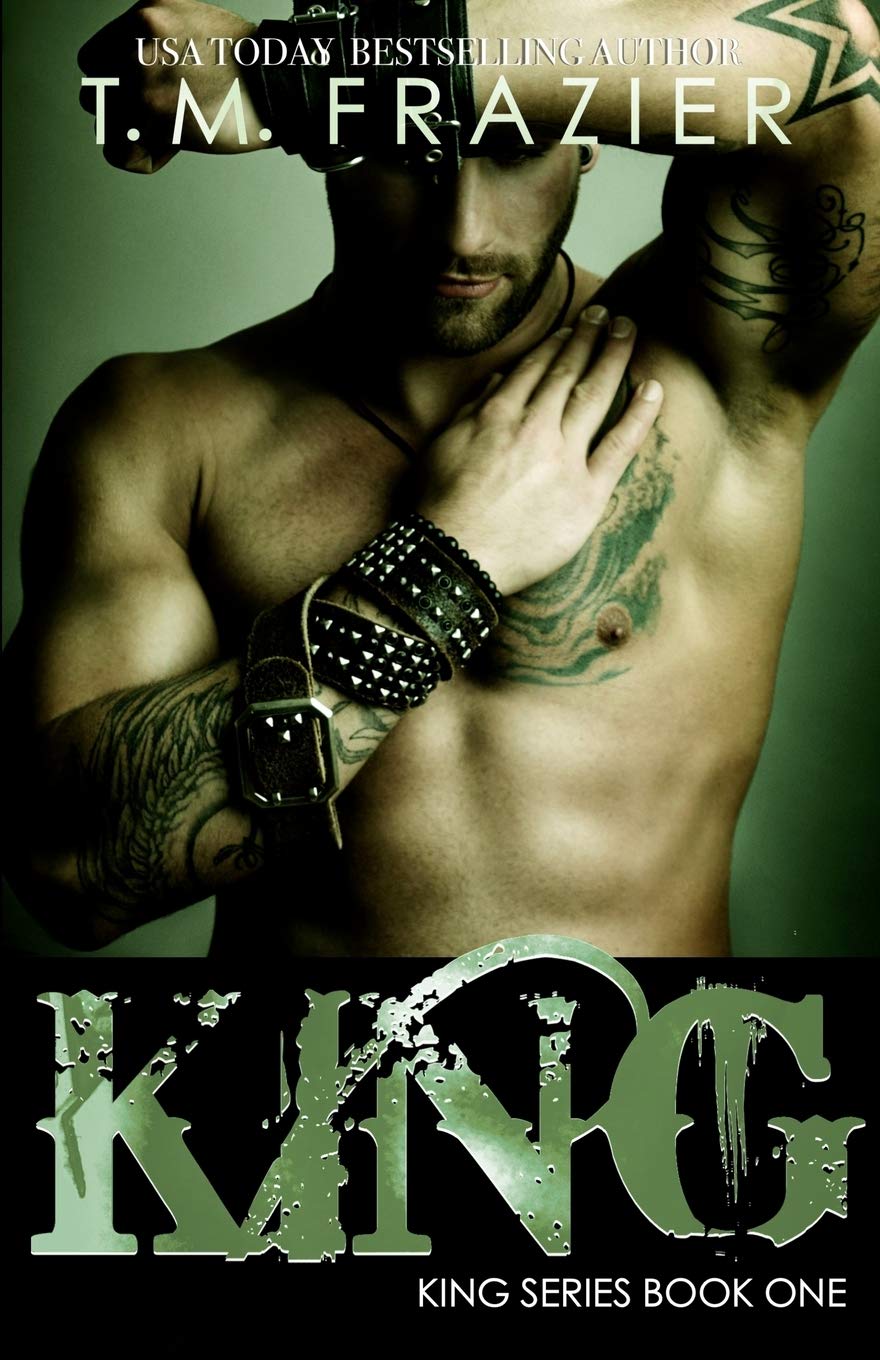 Paperback copy of "King" from King #1 series, published by Createspace Independent Publishing Platform, featuring a plain cover.