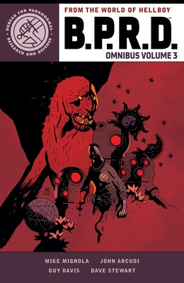Dark Horse Books B.P.R.D. Omnibus Volume 3 paperback, featuring a cover with artwork related to the comic series.