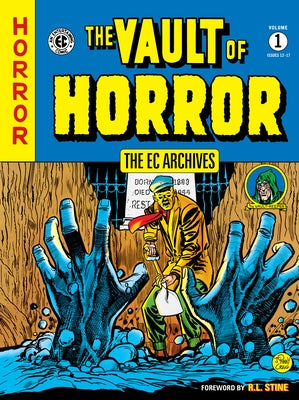 Paperback of The EC Archives: The Vault of Horror Volume 1 by Dark Horse Books, featuring classic horror comic cover art.
