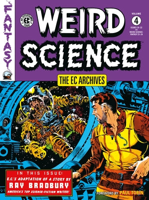 Paperback of The EC Archives Weird Science Volume 4 by Dark Horse Books, featuring vintage comic book cover art.