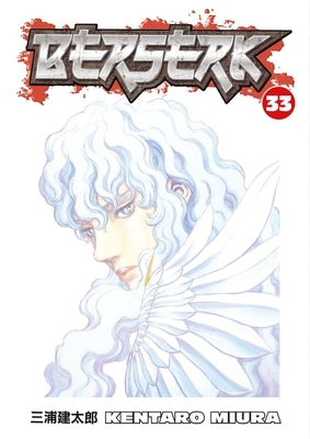 Paperback of Berserk Volume 33 manga by Dark Horse Manga featuring dark fantasy artwork on the cover.