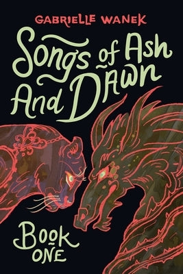Paperback copy of Songs of Ash and Dawn: Book One by Dark Wolf Publishing, featuring dark, mystical cover art.