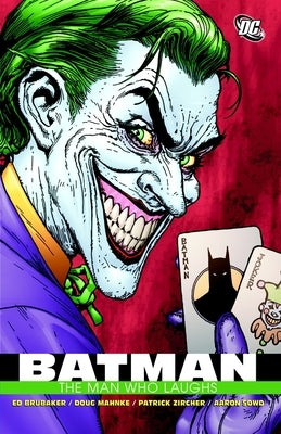 Paperback comic book titled Batman: The Man Who Laughs by DC Comics featuring Batman on the cover.