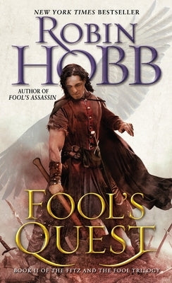 Mass market paperbound copy of Fool's Quest by Del Rey Books featuring colorful fantasy cover art.