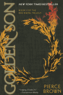 Paperback edition of Golden Son by Del Rey Books, showcasing the book cover with gold and black design elements.