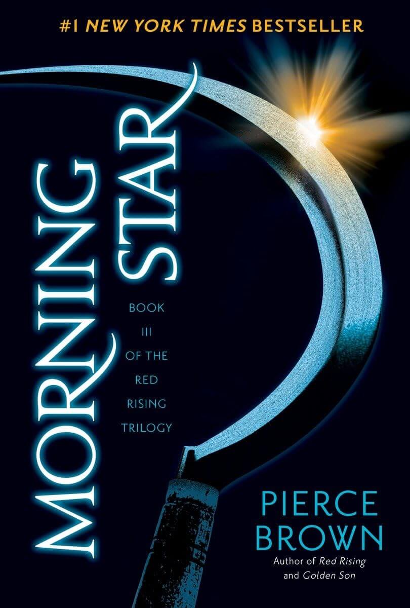 Paperback copy of "Morning Star" by Del Rey Books featuring the book cover with title and author details.