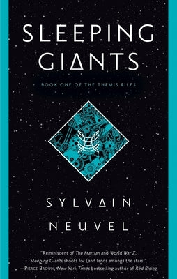 Paperback of Sleeping Giants by Del Rey Books, featuring the book cover with bold title and author details.