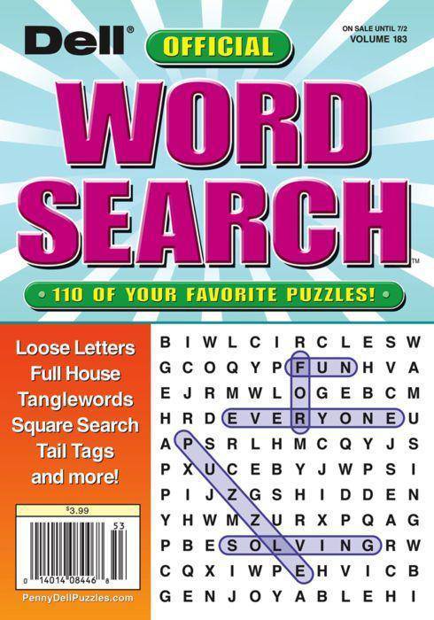 Dell Official Word Search Magazines Subscriptions Dell Official Word Search Puzzles
