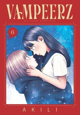 Paperback of Vampeerz Volume 6 by Denpa Books, featuring the book cover with dark and vibrant artwork.