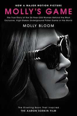 Paperback edition of Molly's Game movie tie-in book by Dey Street Books, featuring a cover with poker game imagery.