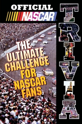 Paperback of Official NASCAR Trivia book by Dey Street Books featuring colorful cover with NASCAR racing imagery and trivia questions.