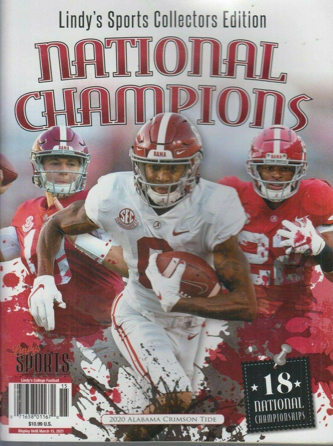 Lindys Sports National Champions 2020 Alabama Crimson Tide - TX Corrections Bookstore 