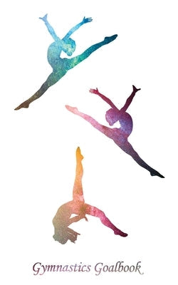 Paperback WAG Gymnastics Goalbook with galaxy-themed cover by Dream Co Publishing, featuring space-inspired design on the cover.