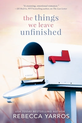 Paperback of "The Things We Leave Unfinished" by Entangled: Amara, featuring the book's cover with title and author.