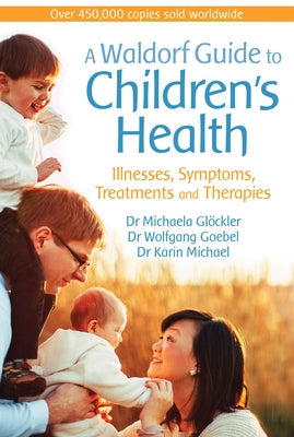 Paperback book titled "A Waldorf Guide to Children's Health" by Floris Books, featuring the cover design and title.