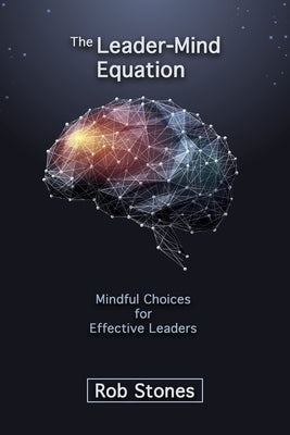 Paperback book titled "The Leader-Mind Equation" by Futureshape Consulting, featuring a minimalist cover design on a plain background.