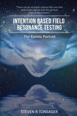 Paperback book titled "Intention Based Field Resonance Testing: The Karmic Portrait" by Fuzionpress, featuring a detailed cover design.